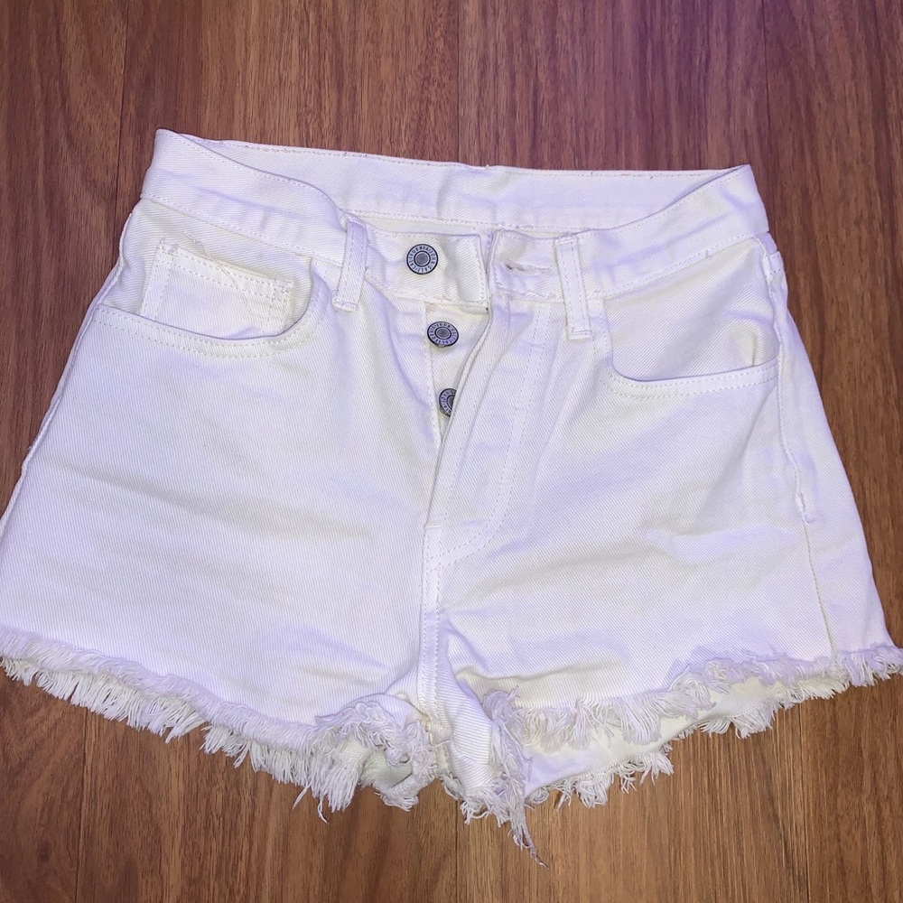 John Galt women’s white short, high wasted